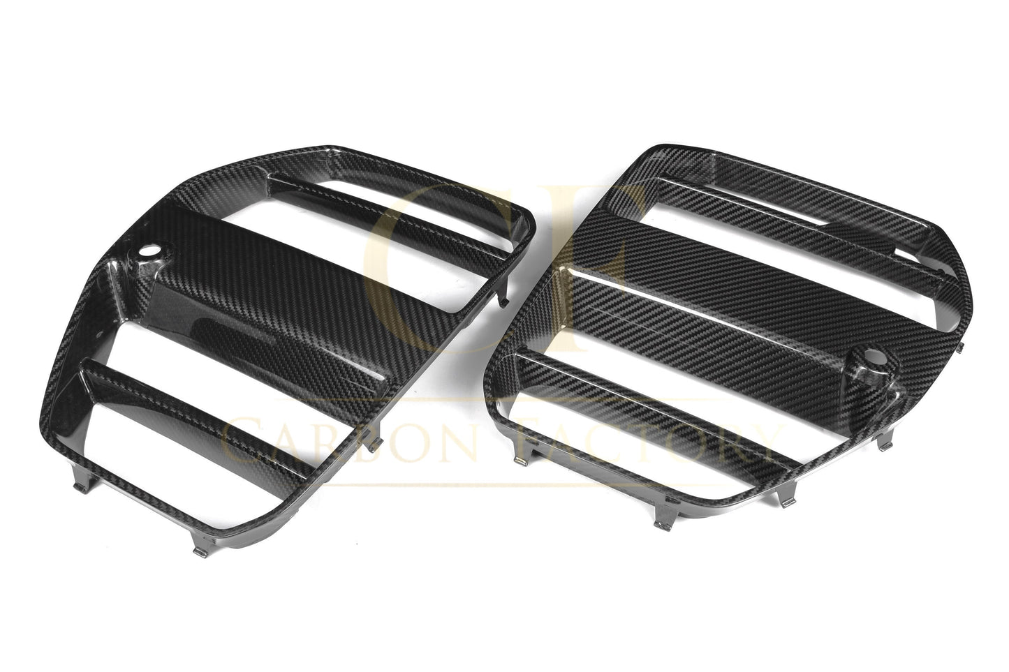 BMW G80 M3 G82 G83 M4 V Style Pre-Preg Carbon Fibre Front Grille 21-Present-Carbon Factory