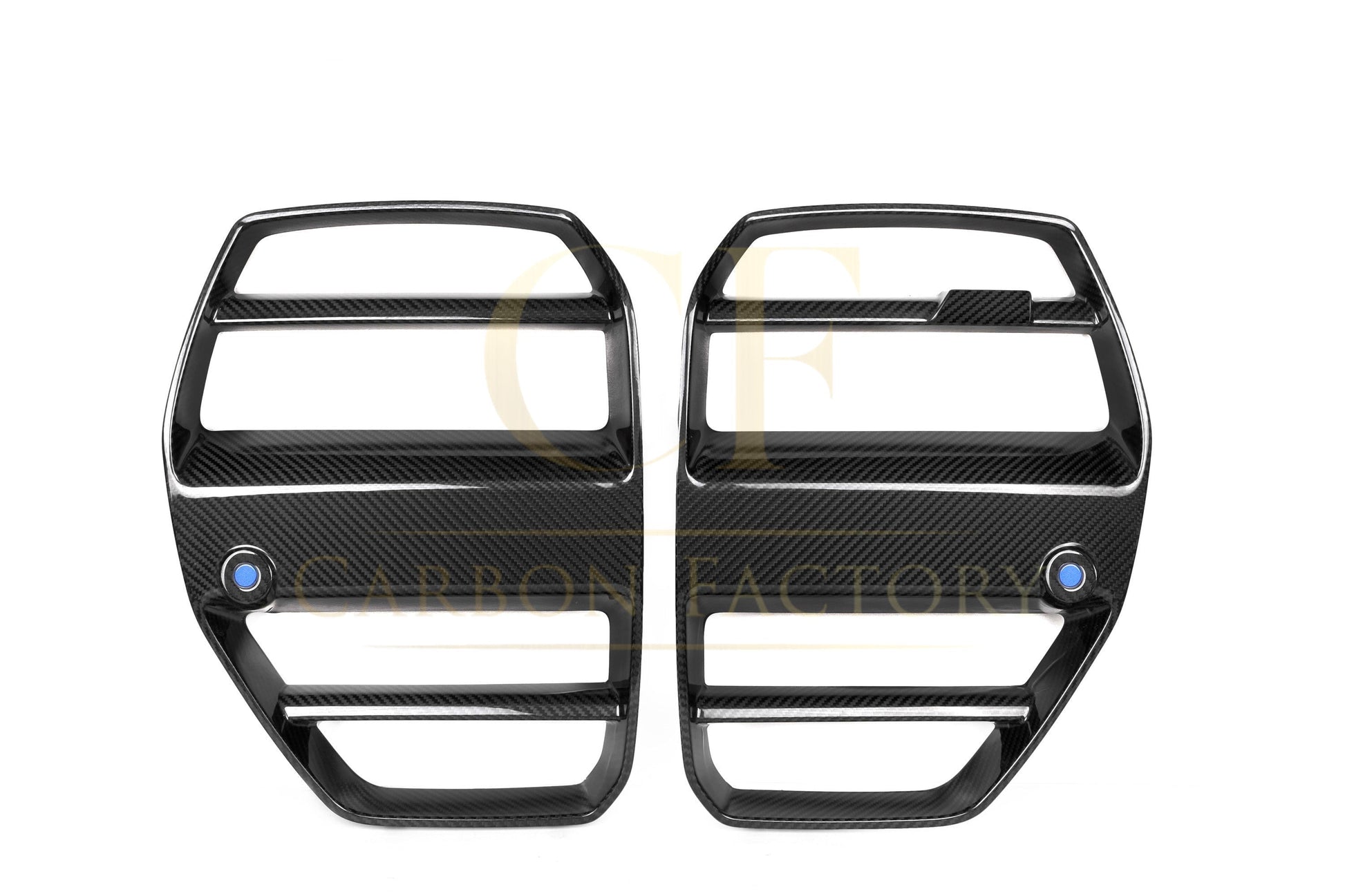 BMW G80 M3 G82 G83 M4 V Style Pre-Preg Carbon Fibre Front Grille 21-Present-Carbon Factory