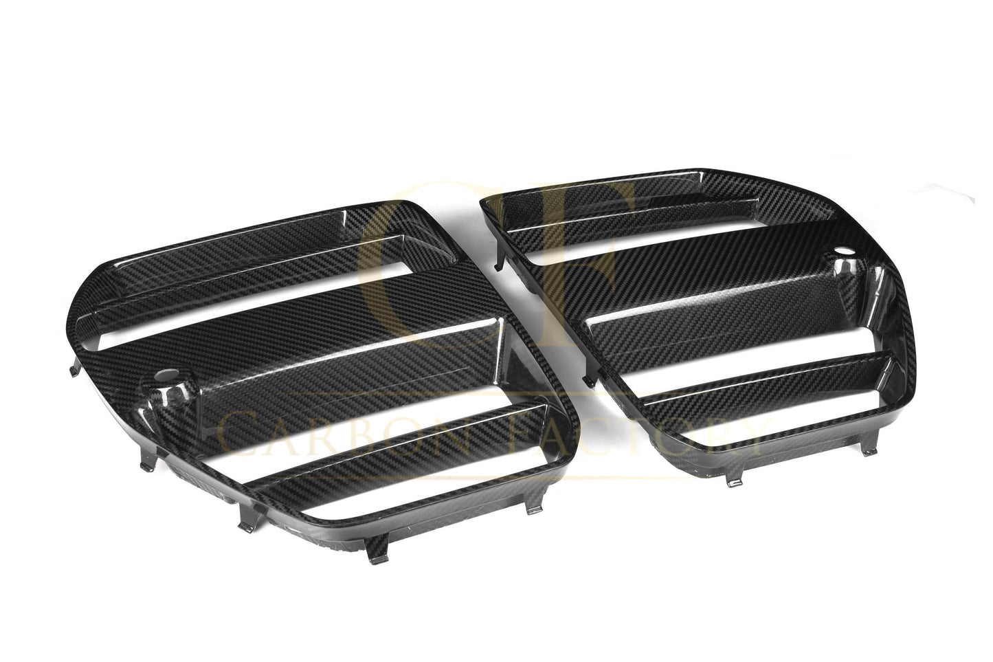 BMW G80 M3 G82 G83 M4 V Style Pre-Preg Carbon Fibre Front Grille 21-Present-Carbon Factory