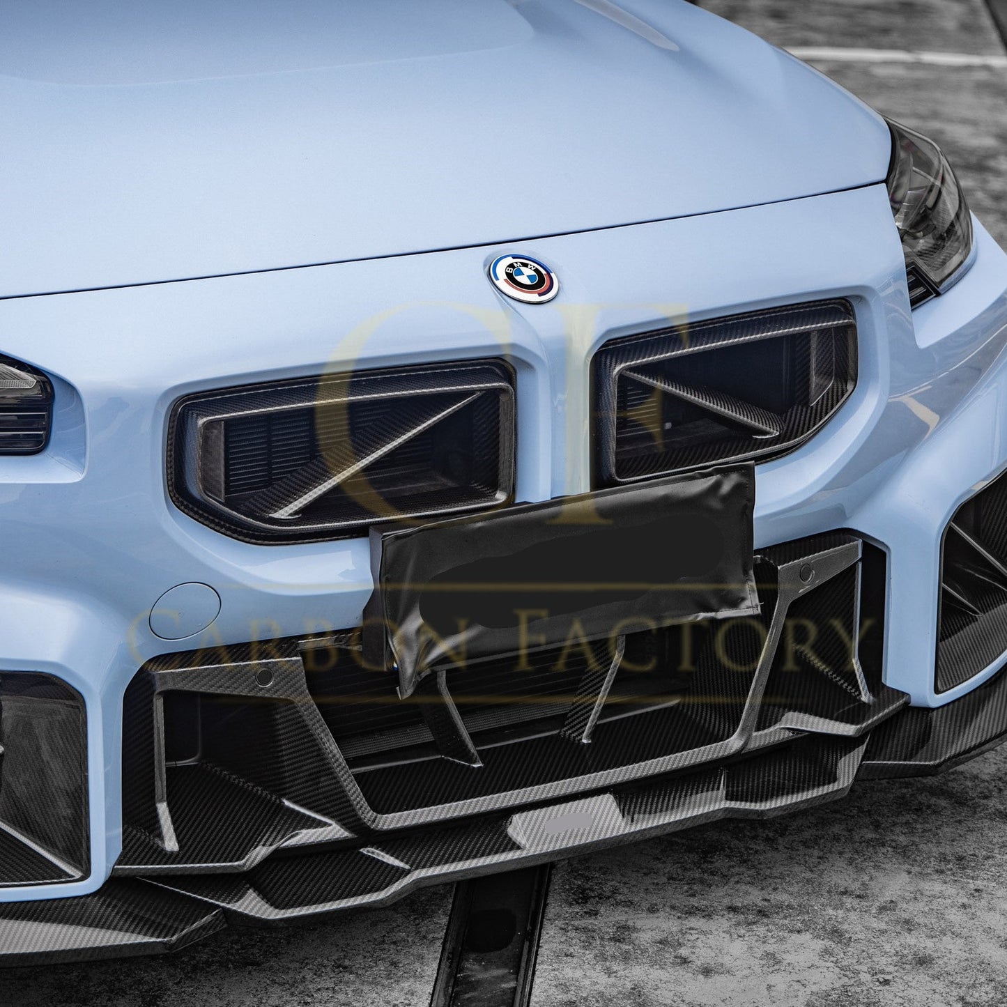 BMW G87 M2 DS Style Pre-Preg Carbon Fibre Front Bumper Trim 23-Present-Carbon Factory