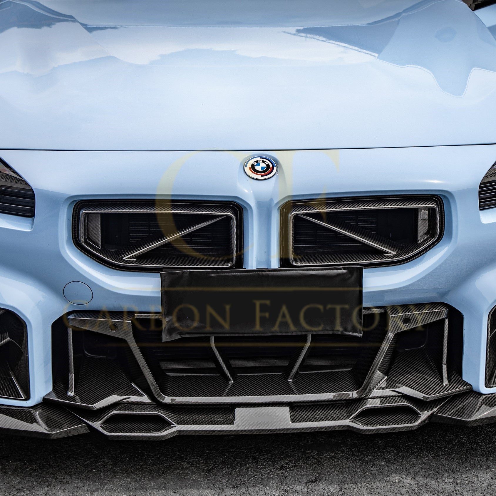 BMW G87 M2 DS Style Pre-Preg Carbon Fibre Front Bumper Trim 23-Present-Carbon Factory