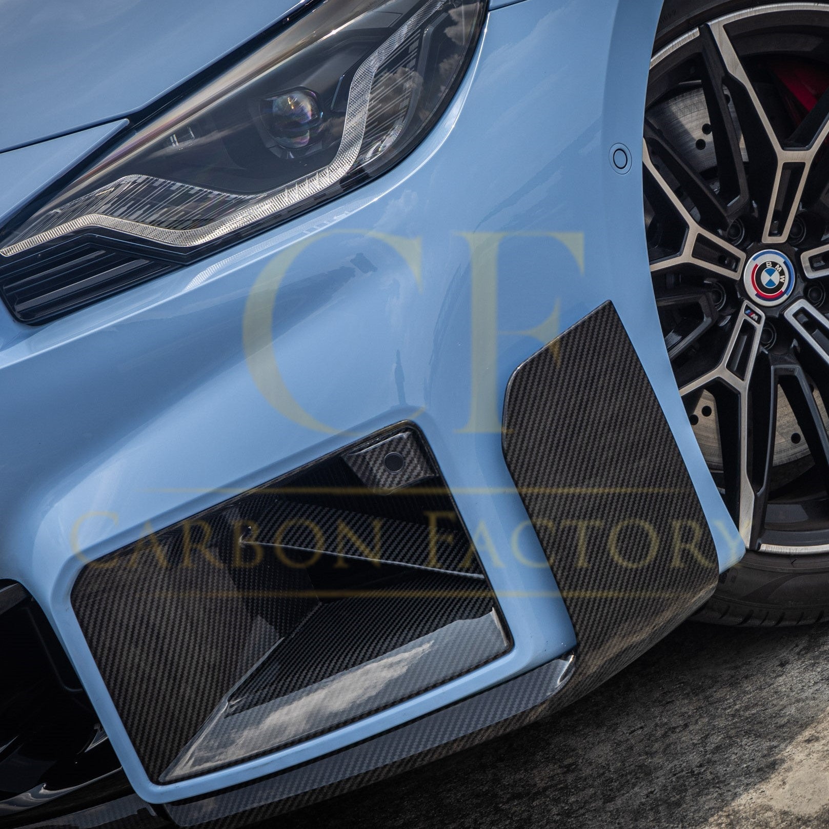 BMW G87 M2 MP Style Pre-Preg Carbon Fibre Front Induction Trims 23-Present by Carbon Factory-Carbon Factory