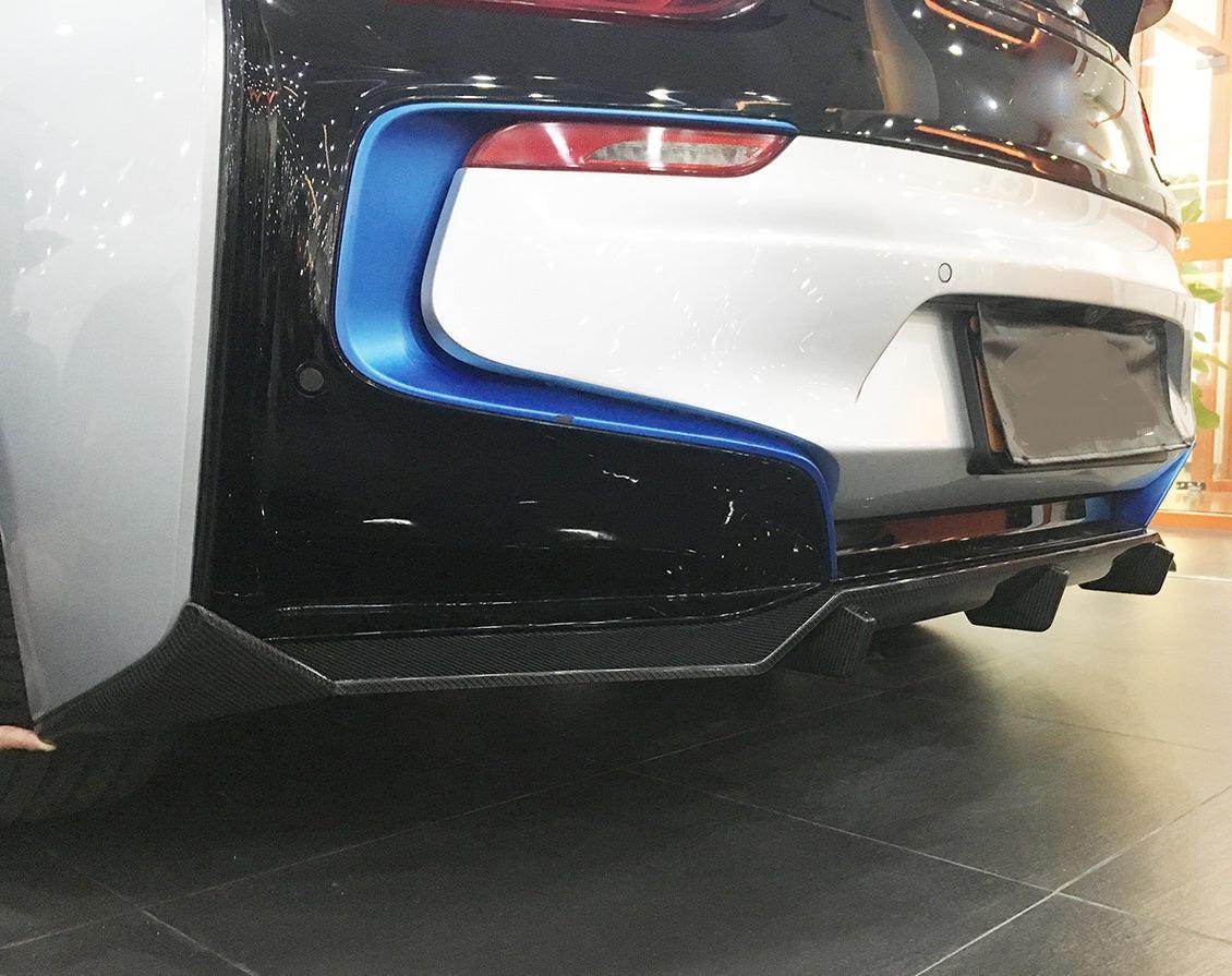 BMW i8 Carbon Fibre Rear Diffuser 14-18-Carbon Factory