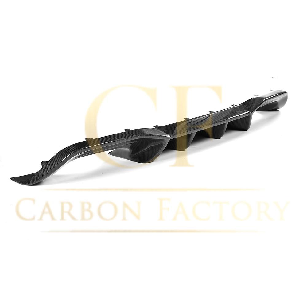 Big Fins Style Carbon Fibre Rear Diffuser for BMW F87 M2 16-21-Carbon Factory