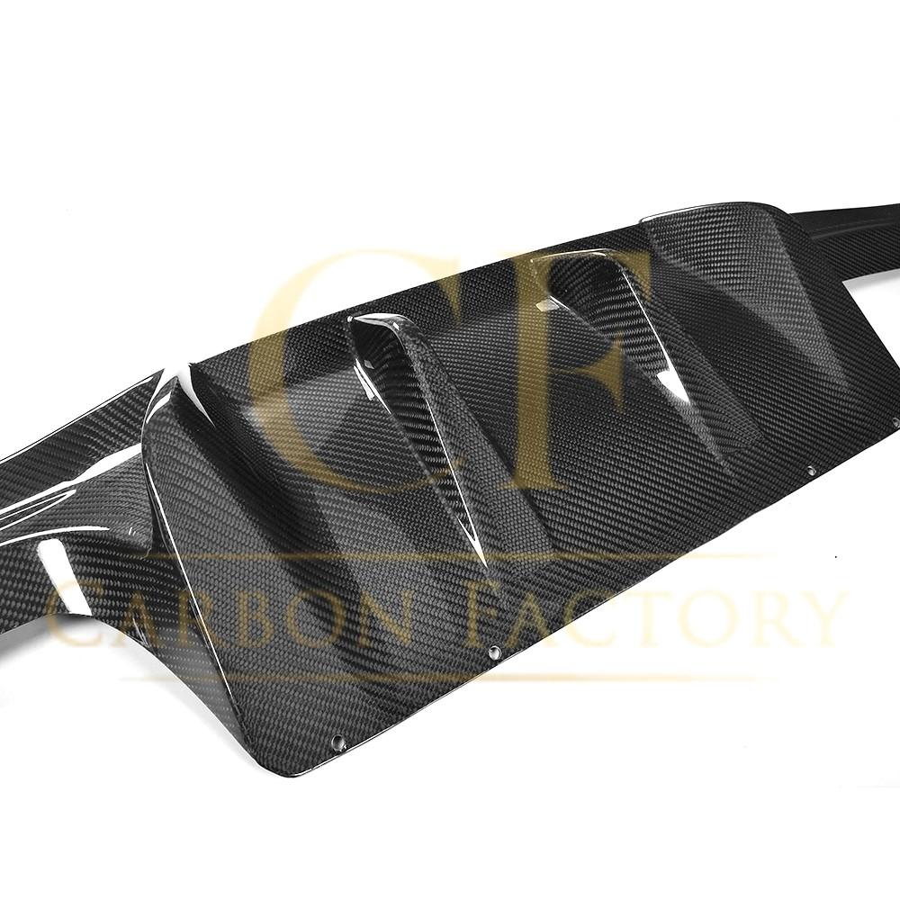 Big Fins Style Carbon Fibre Rear Diffuser for BMW F87 M2 16-21-Carbon Factory