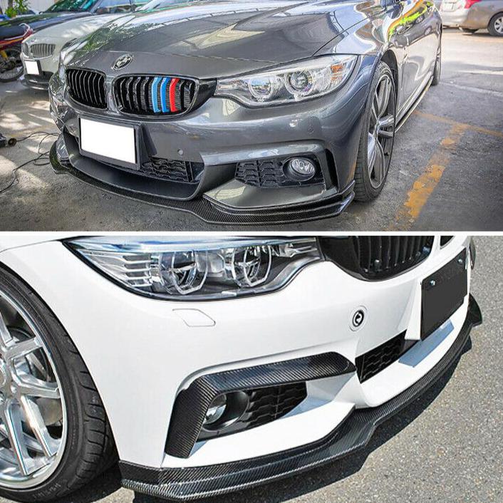 CC Style Carbon Fibre Front Splitter for BMW F32 F33 F36 4 Series 14-20-Carbon Factory