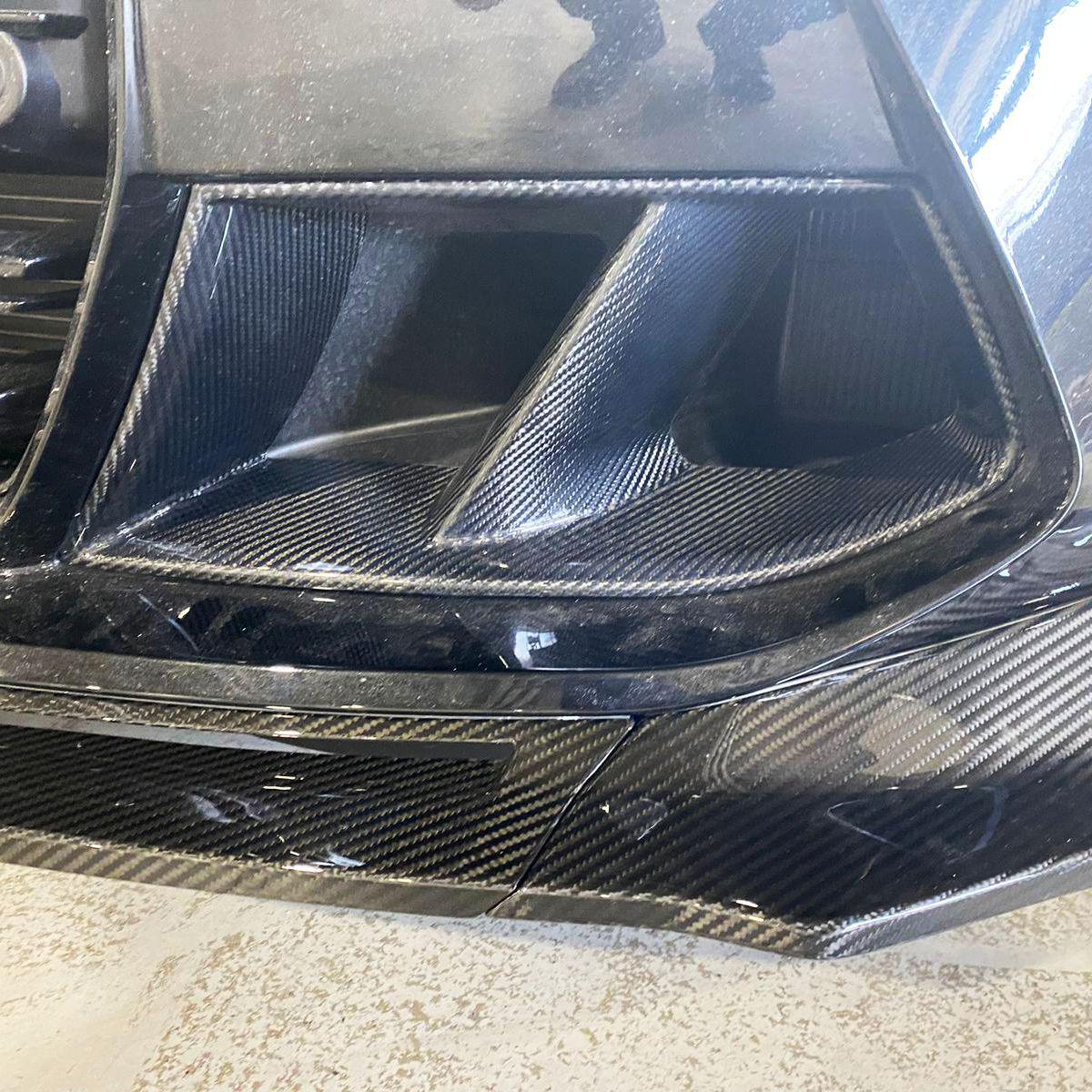 Carbon Fibre Front Bumper Inserts for BMW G80 M3 G82 G83 M4 21-Present-Carbon Factory