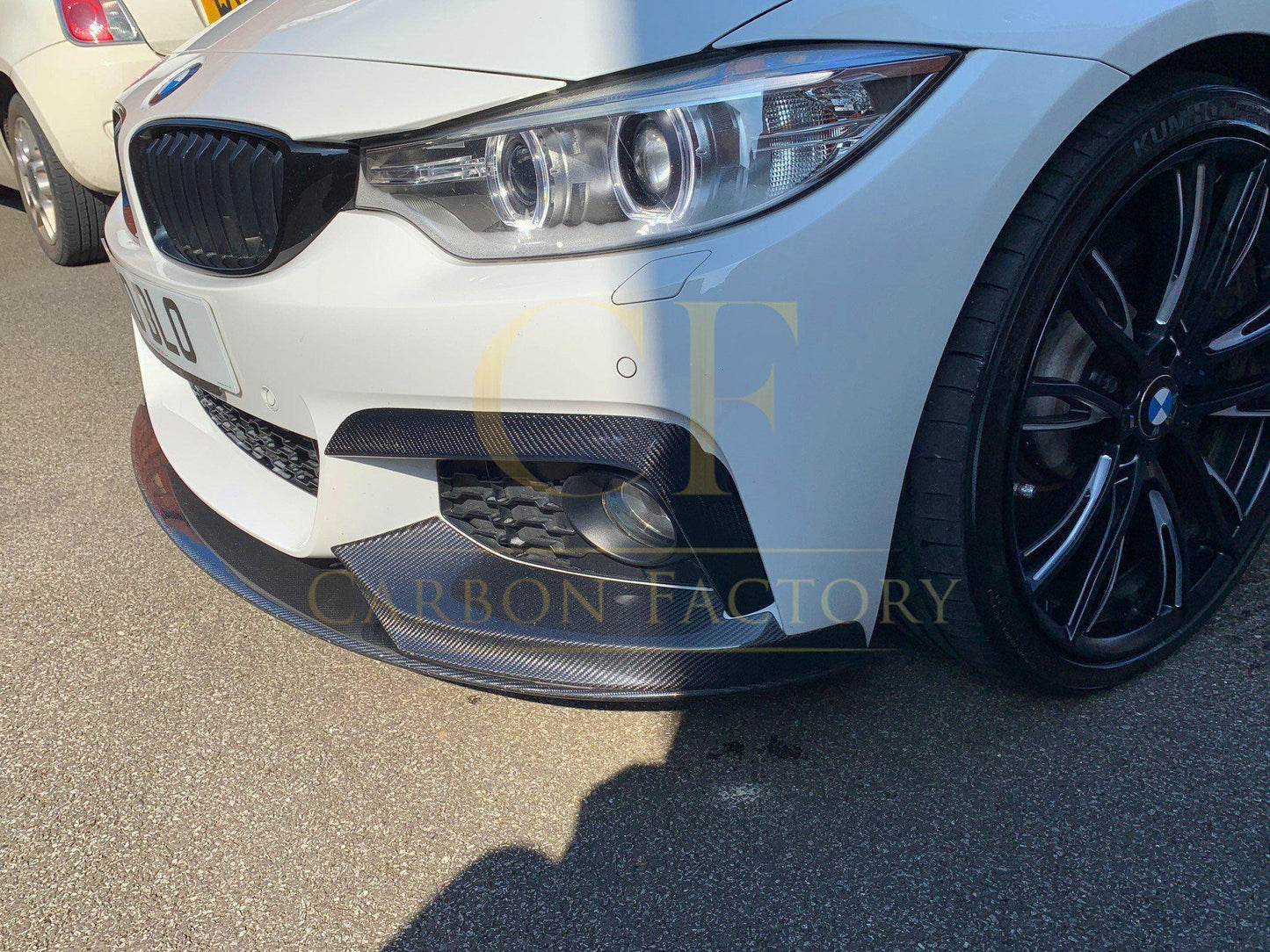 Carbon Fibre Front Bumper Upper Trims for BMW 4 Series F32 F33 F36 2014-2020-Carbon Factory