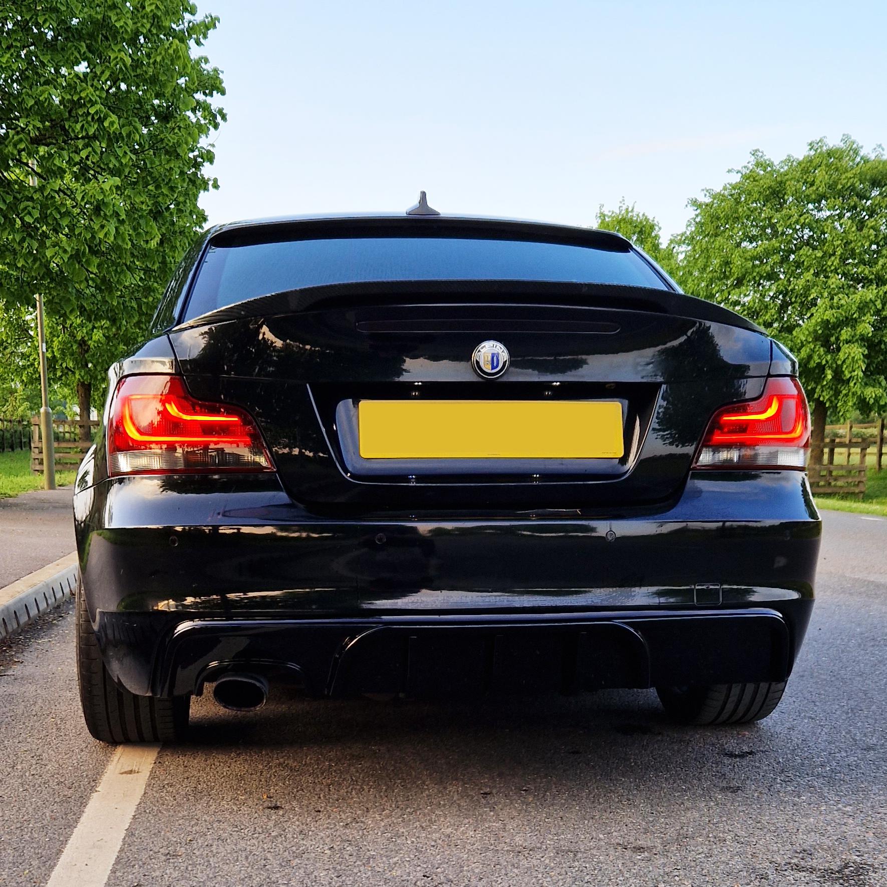 Carbon Fibre Roof Spoiler for BMW 1 Series E82 2010-2013-Carbon Factory