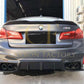 DA Style Pre-Preg Carbon Fibre Boot Spoiler for BMW 5 Series G30 F90 M5 17-23-Carbon Factory