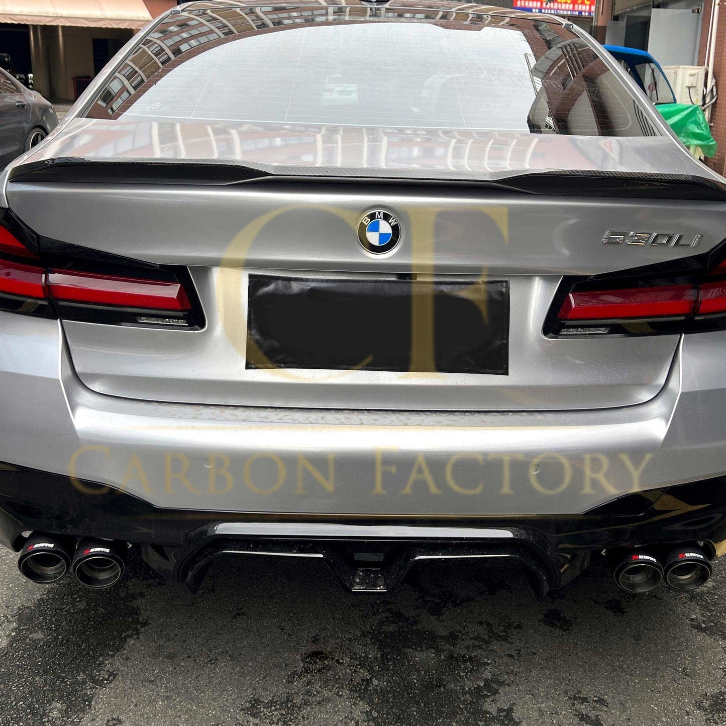 DA Style Pre-Preg Carbon Fibre Boot Spoiler for BMW 5 Series G30 F90 M5 17-23-Carbon Factory