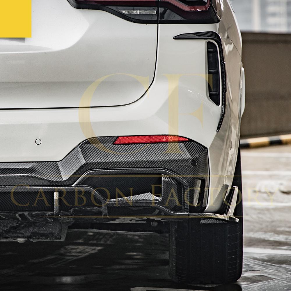 DS Style Pre-Preg Carbon Fibre Rear Diffuser for BMW G01 X3 G08 IX3 LCI 22-25-Carbon Factory