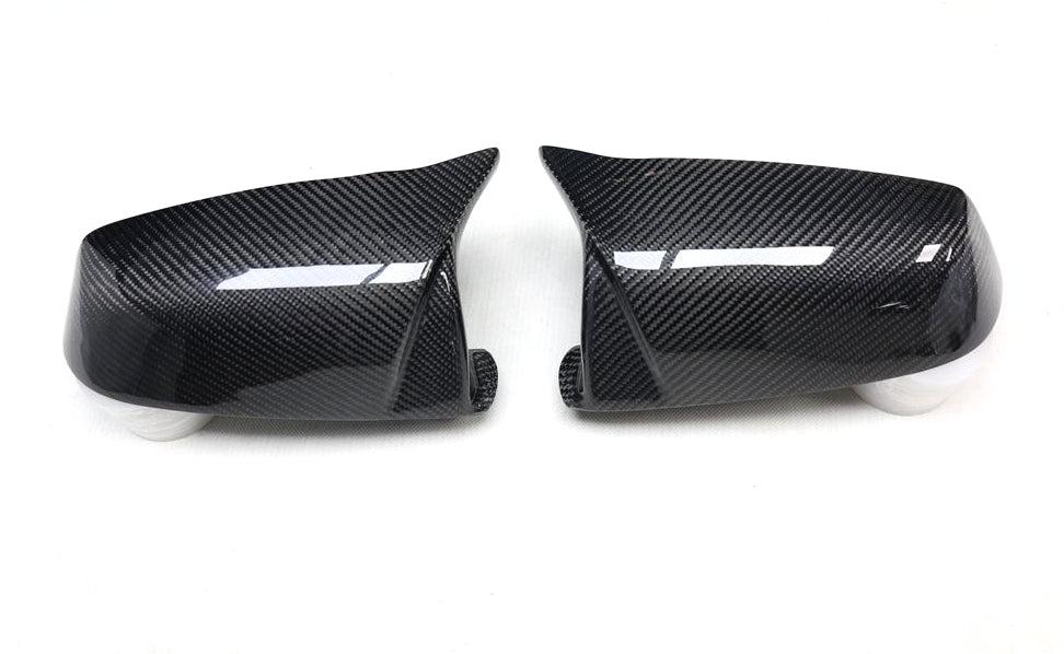 E60 LCI F10 5 Series Pre LCI MP Style Carbon Fibre Replacement Mirror Covers-Carbon Factory