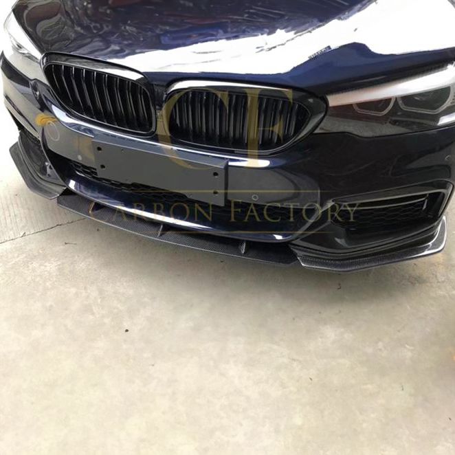 FD Style Carbon Fibre Front Splitter for BMW G30 5 Series M Sport 17-20-Carbon Factory