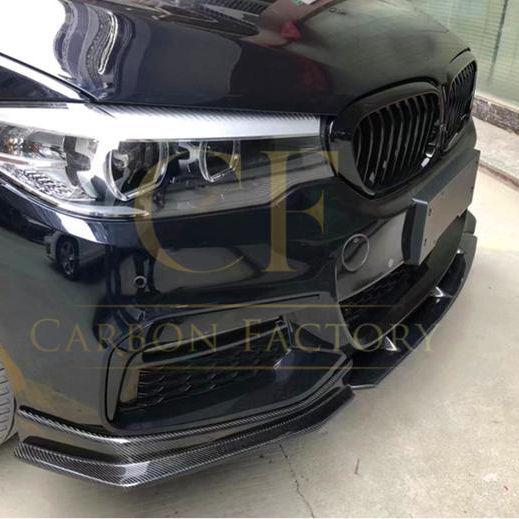 FD Style Carbon Fibre Front Splitter for BMW G30 5 Series M Sport 17-20-Carbon Factory