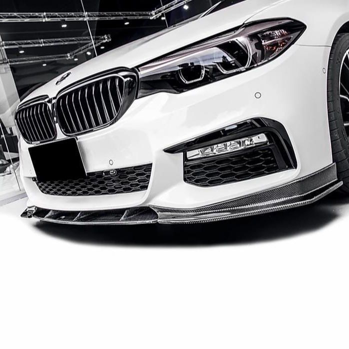 FD Style Carbon Fibre Front Splitter for BMW G30 5 Series M Sport 17-20-Carbon Factory