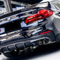 FD Style Carbon Fibre Rear Diffuser for BMW G30 G31 5 Series M Sport 17-23-Carbon Factory