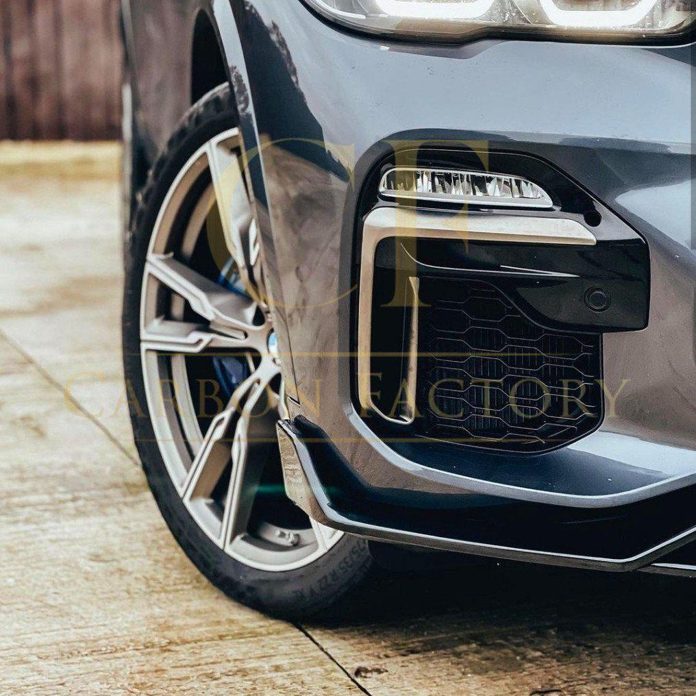 Gloss Black Body Kit Splitter Diffuser Side Skirt Spoiler for BMW G05 X5 19-22-Carbon Factory