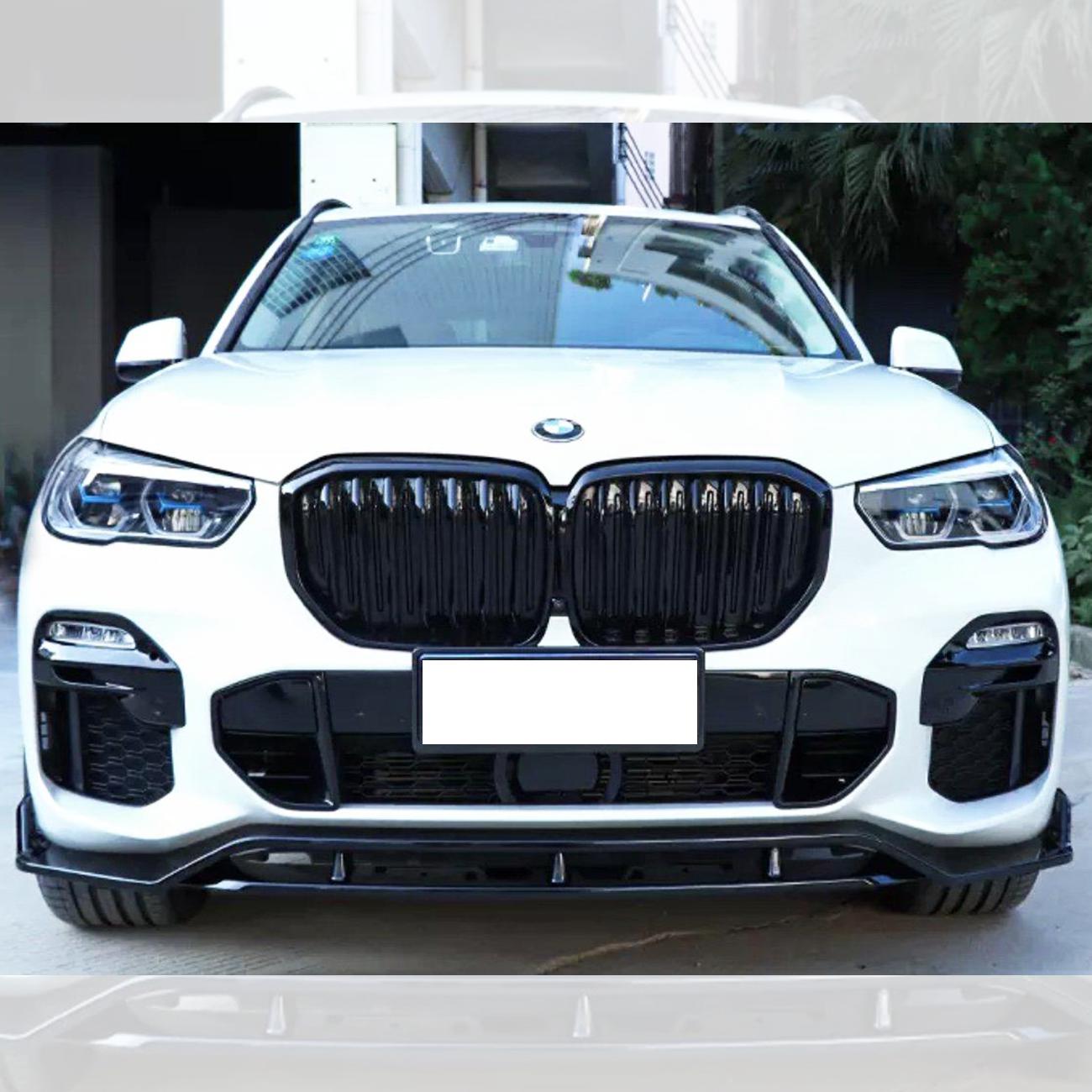 Gloss Black Body Kit Splitter Diffuser Side Skirt Spoiler for BMW G05 X5 19-22-Carbon Factory