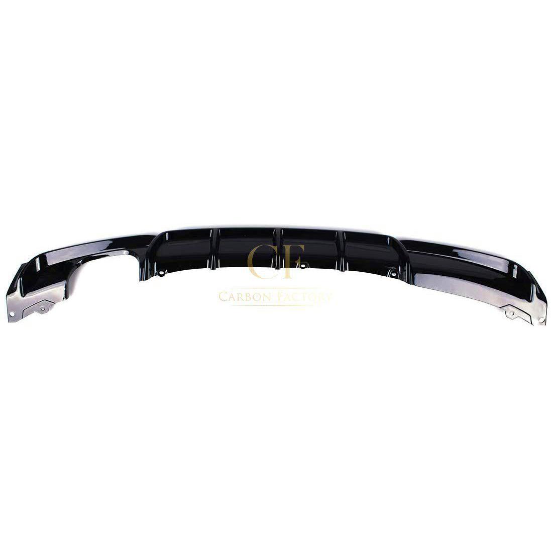 Gloss Black Rear Diffuser Twin Exhaust for BMW F30 F31 3 Series 12-19-Carbon Factory