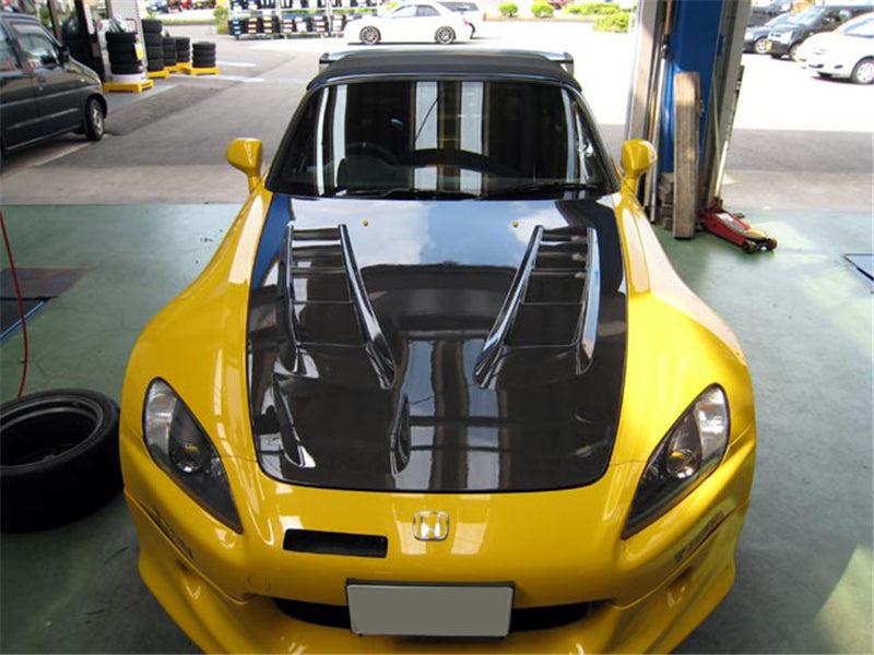 Honda S2000 J Style Carbon Fibre Bonnet 99-09 by Carbon Factory-Carbon Factory