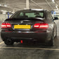 LED Style Gloss Black Rear Diffuser Dual Exhaust for BMW E92 E93 3 Series 05-13-Carbon Factory