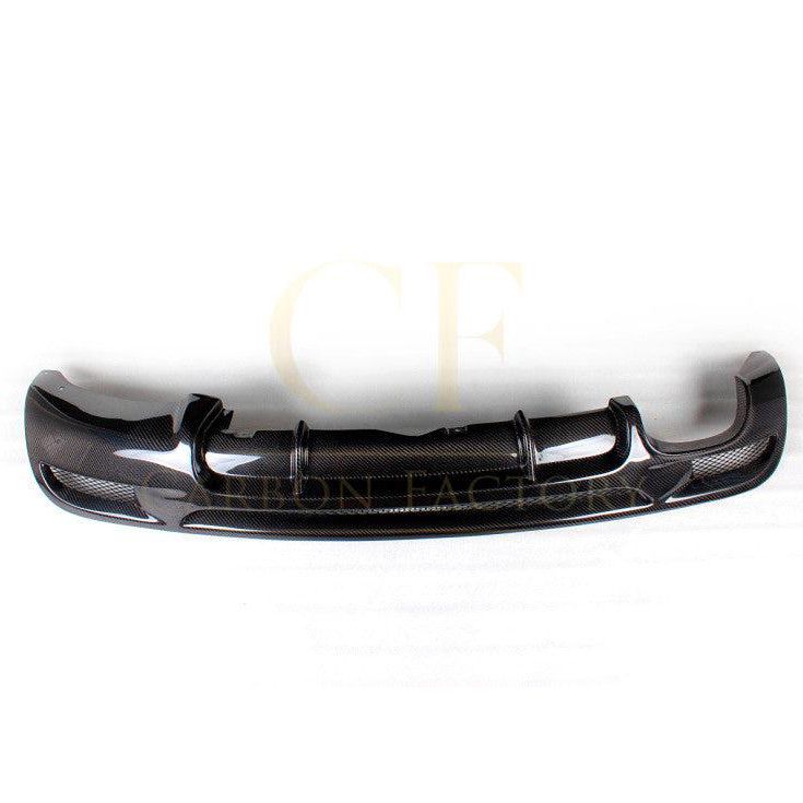 M Sport Style Carbon Fibre Rear Diffuser Twin Exhaust for BMW E82 E88 1 Series 04-13-Carbon Factory