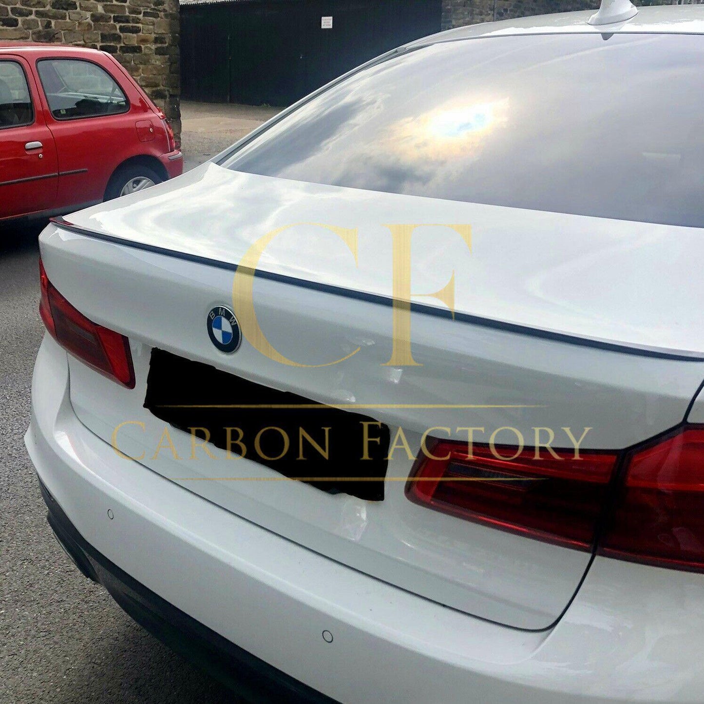 M Style Gloss Black Boot Spoiler for BMW G30 5 Series inc F90 M5 17-Present-Carbon Factory