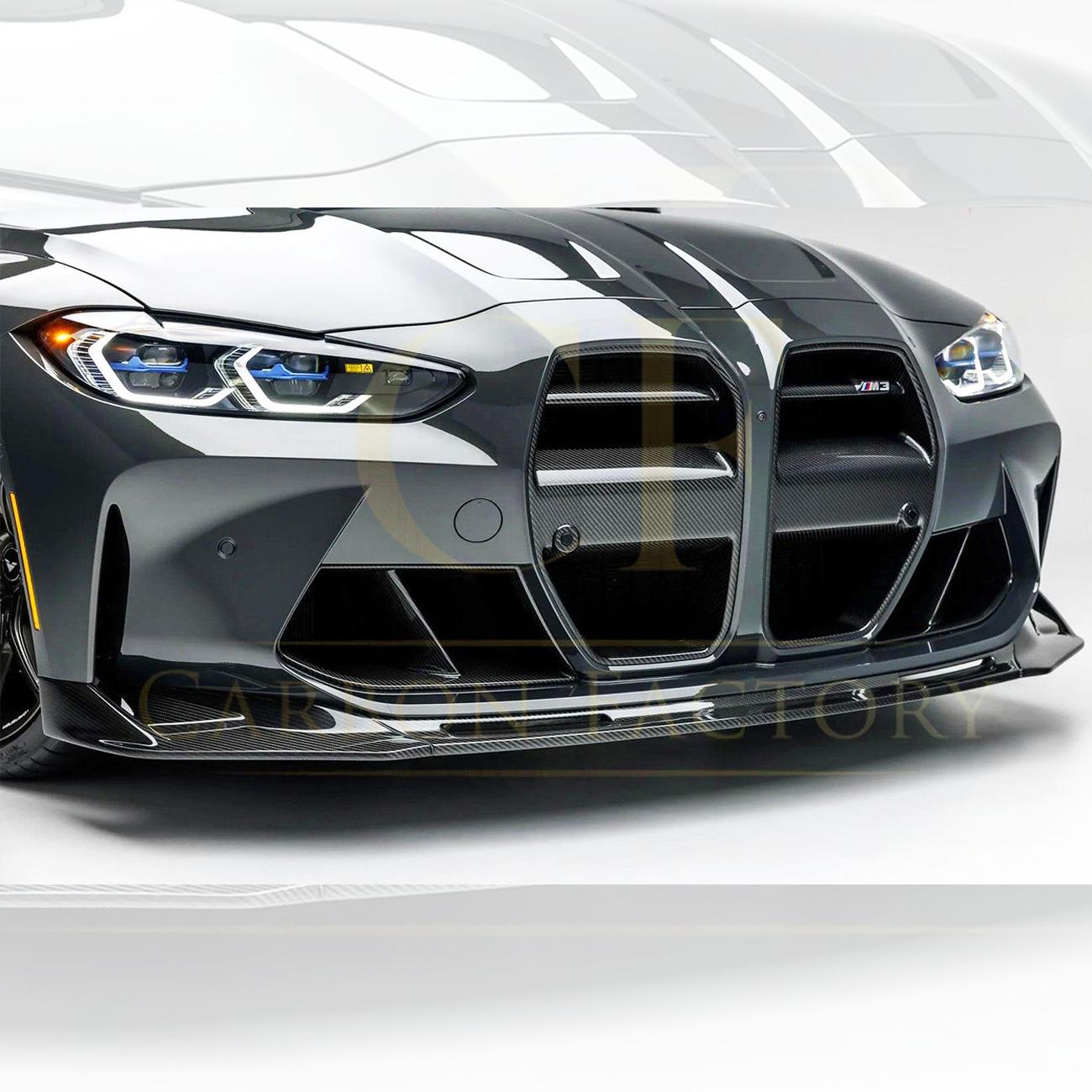 M Style Pre-Preg Carbon Fibre Front Splitter for BMW G80 M3 G82 G83 M4 21-Present-Carbon Factory