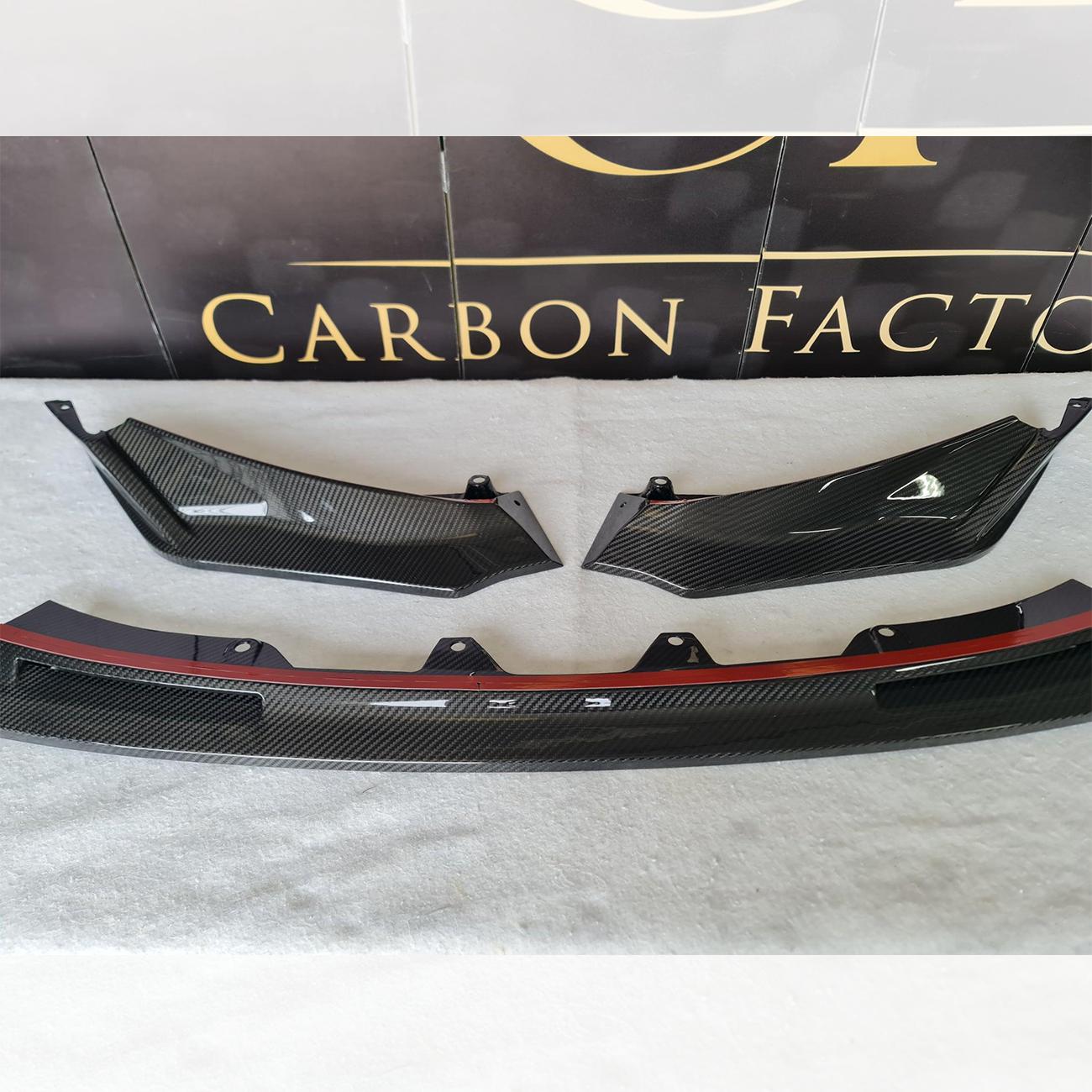 M Style Pre-Preg Carbon Fibre Front Splitter for BMW G80 M3 G82 G83 M4 21-Present-Carbon Factory