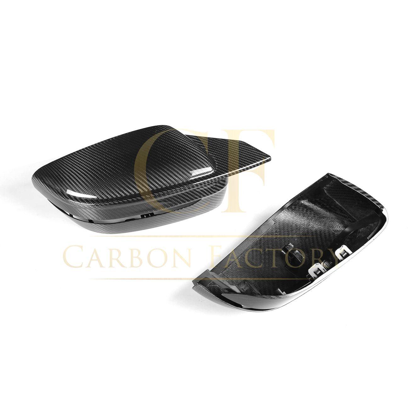 M Style Pre-Preg Carbon Fibre Replacement Mirror Covers for BMW G11 G12 7 Series 15-22-Carbon Factory