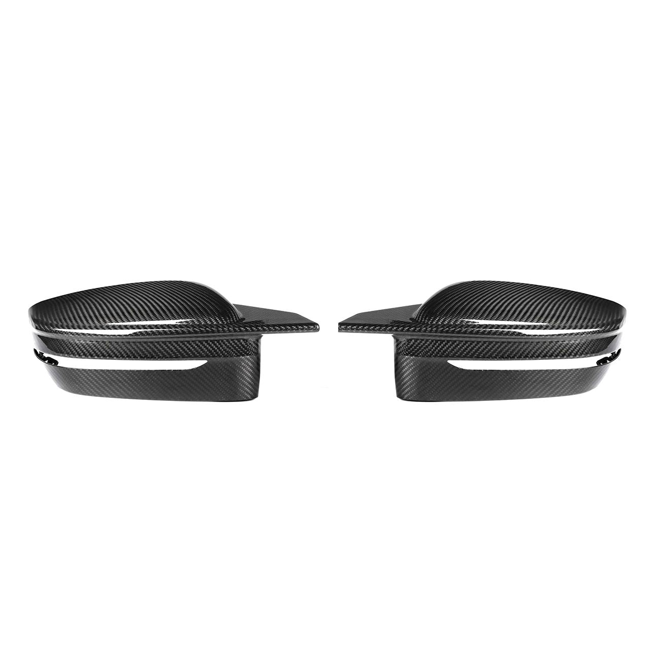 M Style Pre-Preg Carbon Fibre Replacement Mirror Covers for BMW G11 G12 7 Series 15-22-Carbon Factory