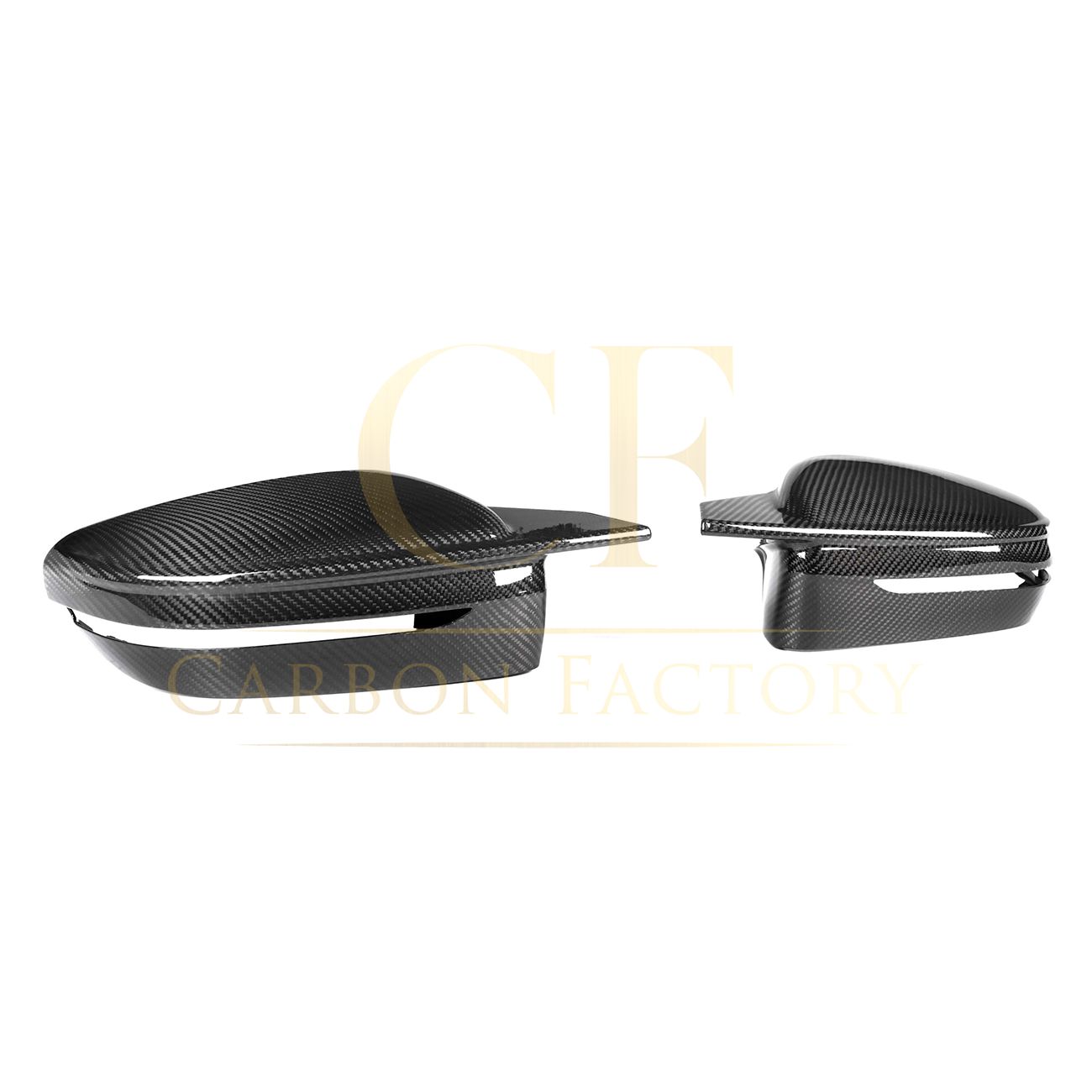 M Style Pre-Preg Carbon Fibre Replacement Mirror Covers for BMW G11 G12 7 Series 15-22-Carbon Factory