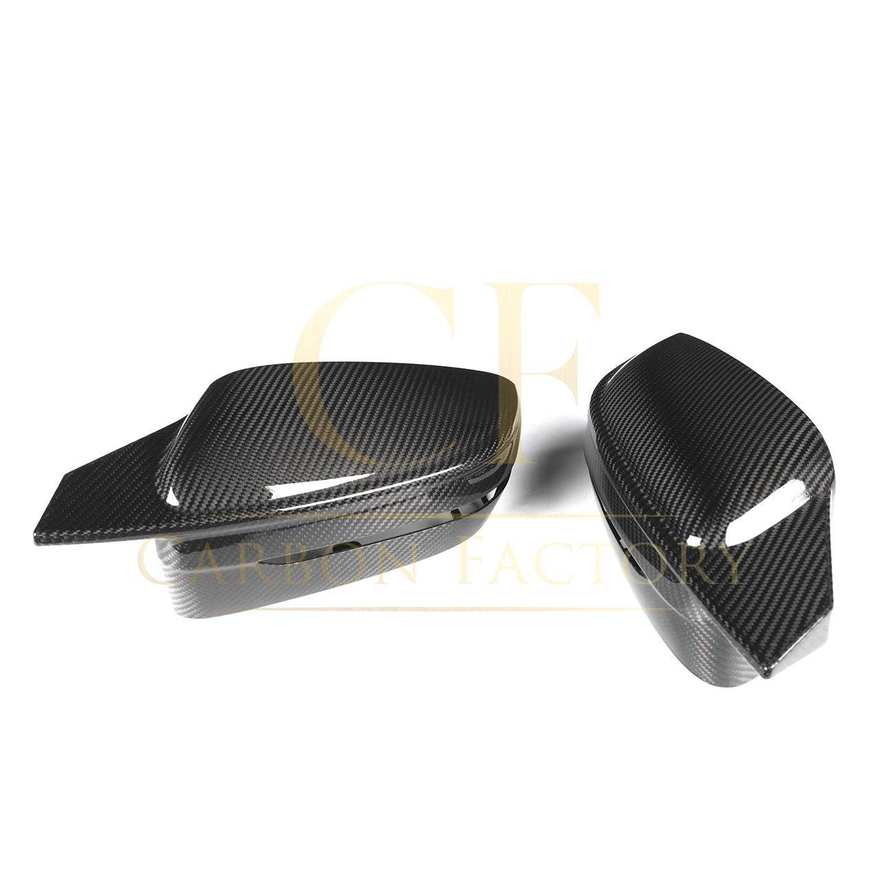 M Style Pre-Preg Carbon Fibre Replacement Mirror Covers for BMW G11 G12 7 Series 15-22-Carbon Factory