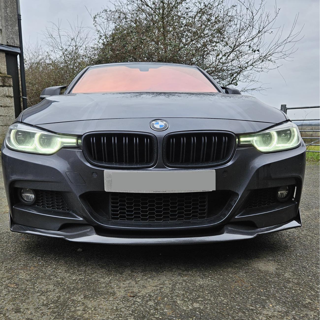 MAD Style Carbon Fibre Front Splitter for BMW F30 F31 3 Series M Sport 12-19-Carbon Factory