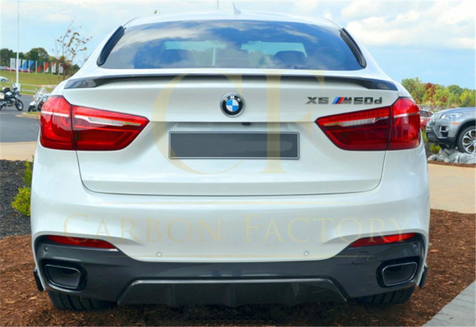 MP B Style Carbon Fibre Boot Spoiler for BMW F16 X6 F86 X6M 15-18-Carbon Factory