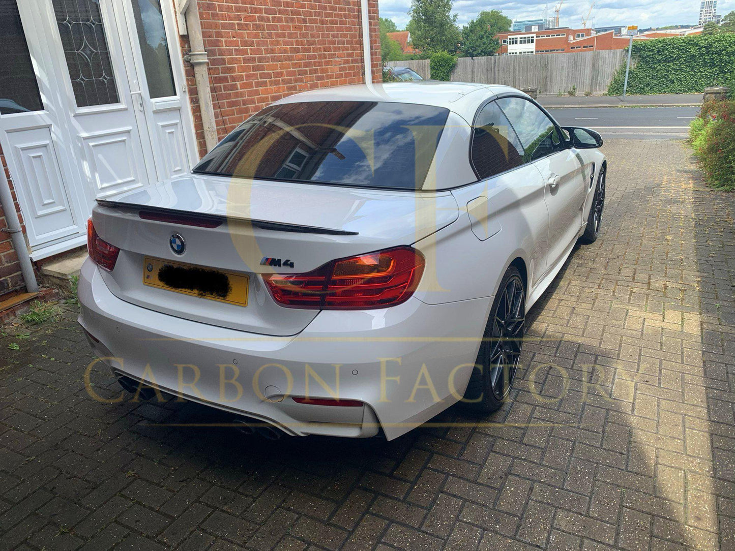 MP Style Carbon Fibre Boot Spoiler for BMW 4 Series F33 Convertible inc F83 M4 14-20-Carbon Factory