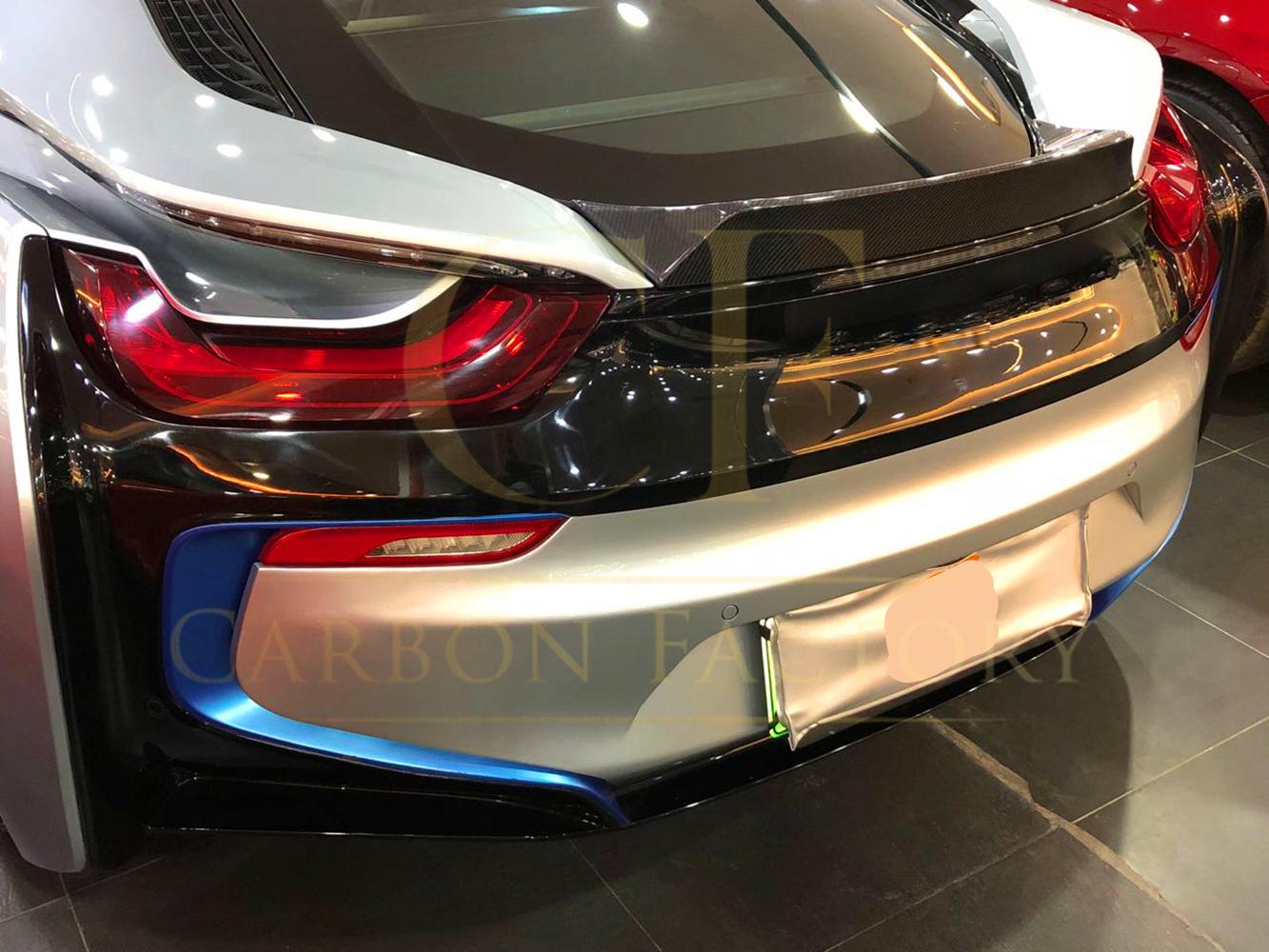 MP Style Carbon Fibre Boot Spoiler for BMW i8 14-18-Carbon Factory