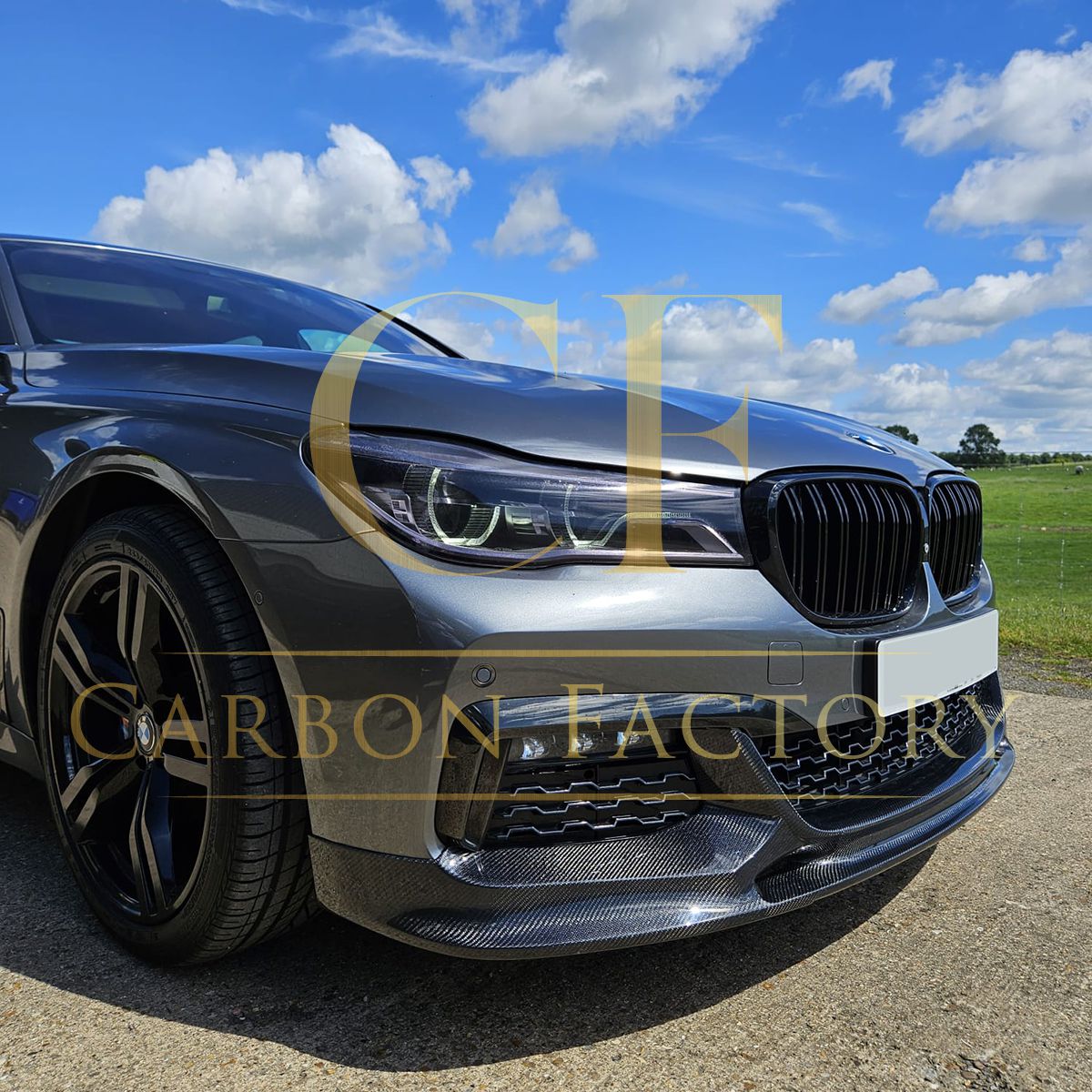 MP Style Carbon Fibre Front Splitter for BMW G11 7 Series 15-18-Carbon Factory