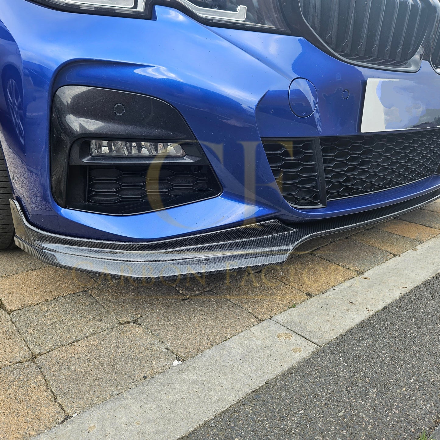 MP Style Carbon Fibre Front Splitter for BMW G20 3 Series Pre-LCI M Sport 19-22-Carbon Factory