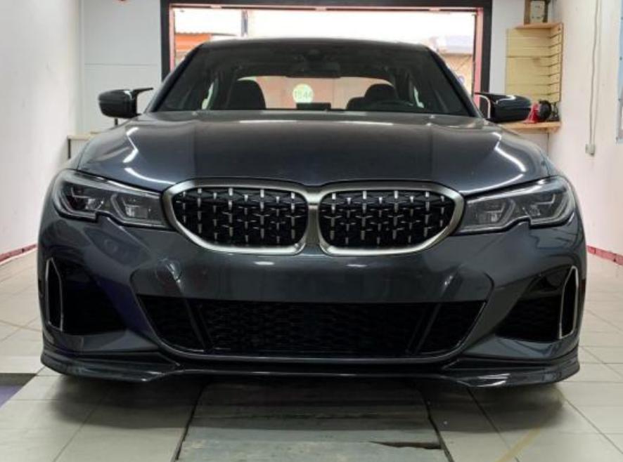 MP Style Carbon Fibre Front Splitter for BMW G20 3 Series Pre-LCI M Sport 19-22-Carbon Factory