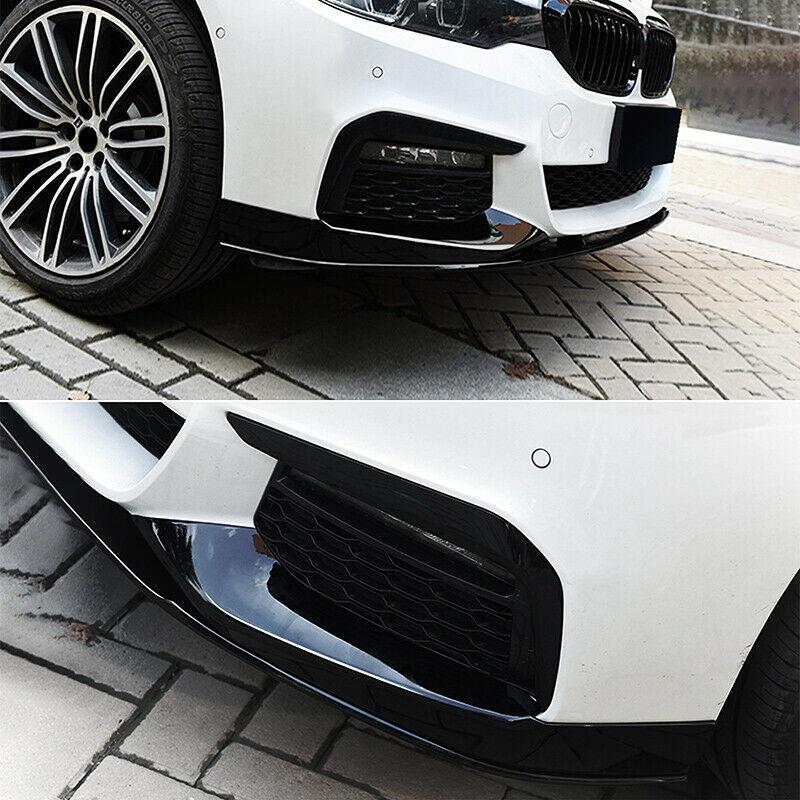 MP Style Gloss Black Front Splitter for BMW G30 5 Series Pre-LCI 17-20-Carbon Factory