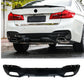 MP Style Gloss Black Rear Diffuser 2 Pieces for BMW G30 G31 5 Series M Sport 17-24-Carbon Factory