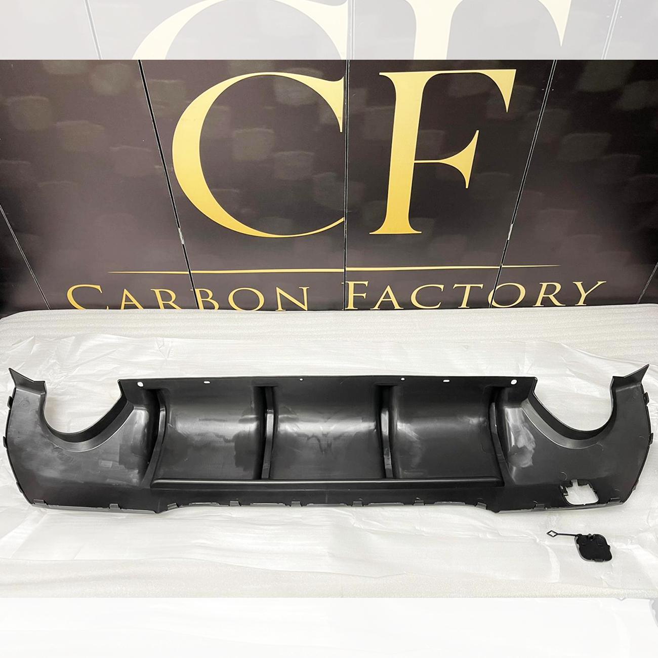 MP Style Gloss Black Rear Diffuser for BMW F40 1 Series 19-24-Carbon Factory