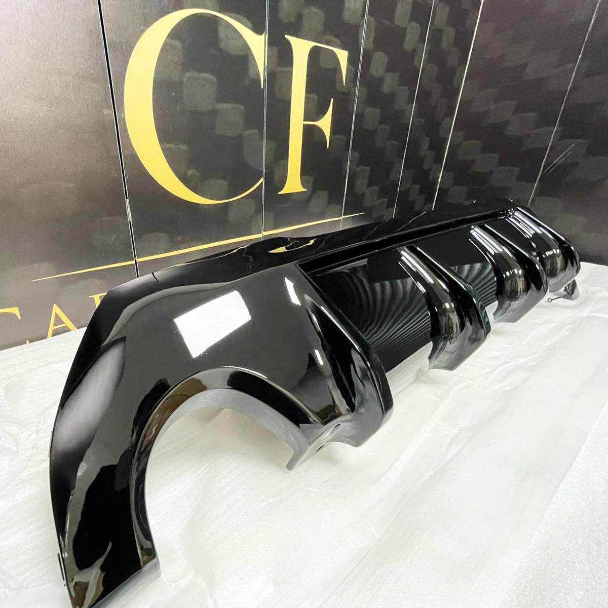 MP Style Gloss Black Rear Diffuser for BMW F40 1 Series 19-24-Carbon Factory