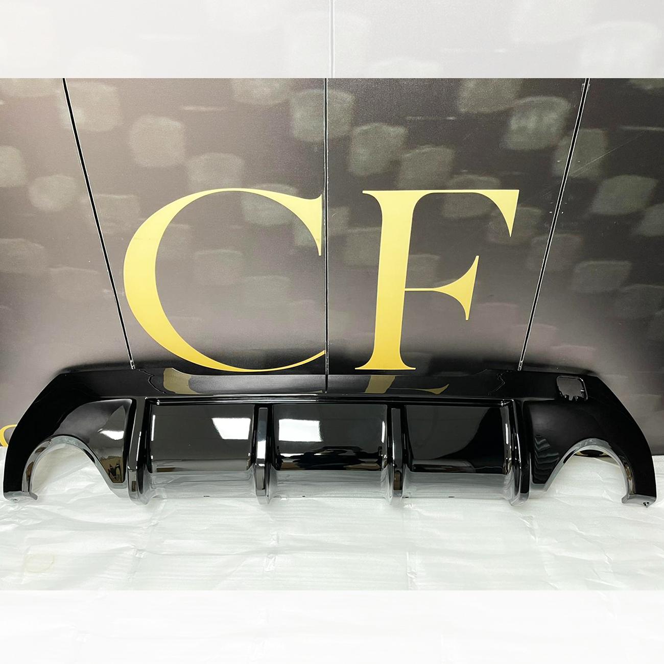 MP Style Gloss Black Rear Diffuser for BMW F40 1 Series 19-24-Carbon Factory