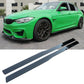 MP Style Gloss Black Side Skirts Extension for BMW F80 M3 F82 F83 M4 14-20-Carbon Factory