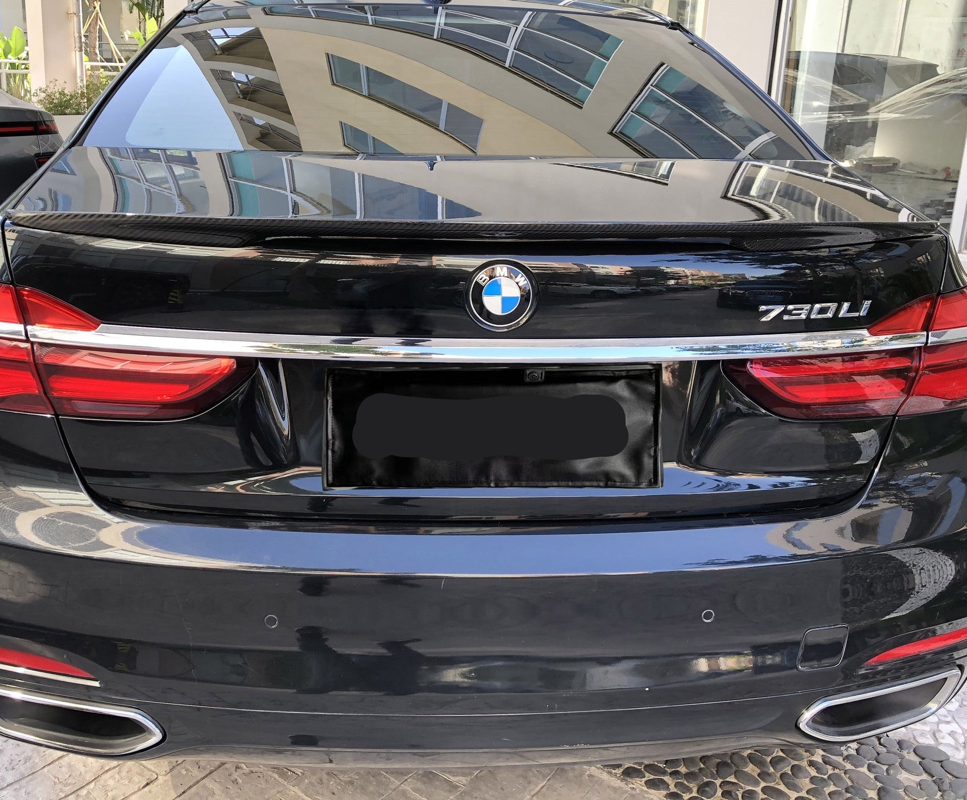 MP Style Pre-Preg Carbon Fibre Boot Spoiler for BMW G11 G12 7 Series 15-23-Carbon Factory