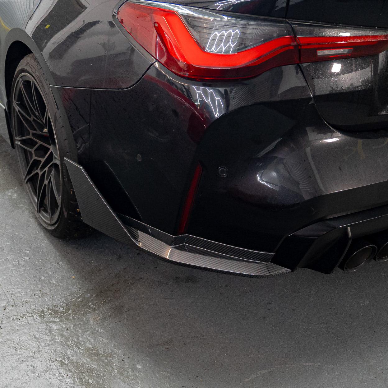 MP Style Pre-Preg Carbon Fibre Rear Bumper Spats for BMW G82 G83 M4 21-Present-Carbon Factory