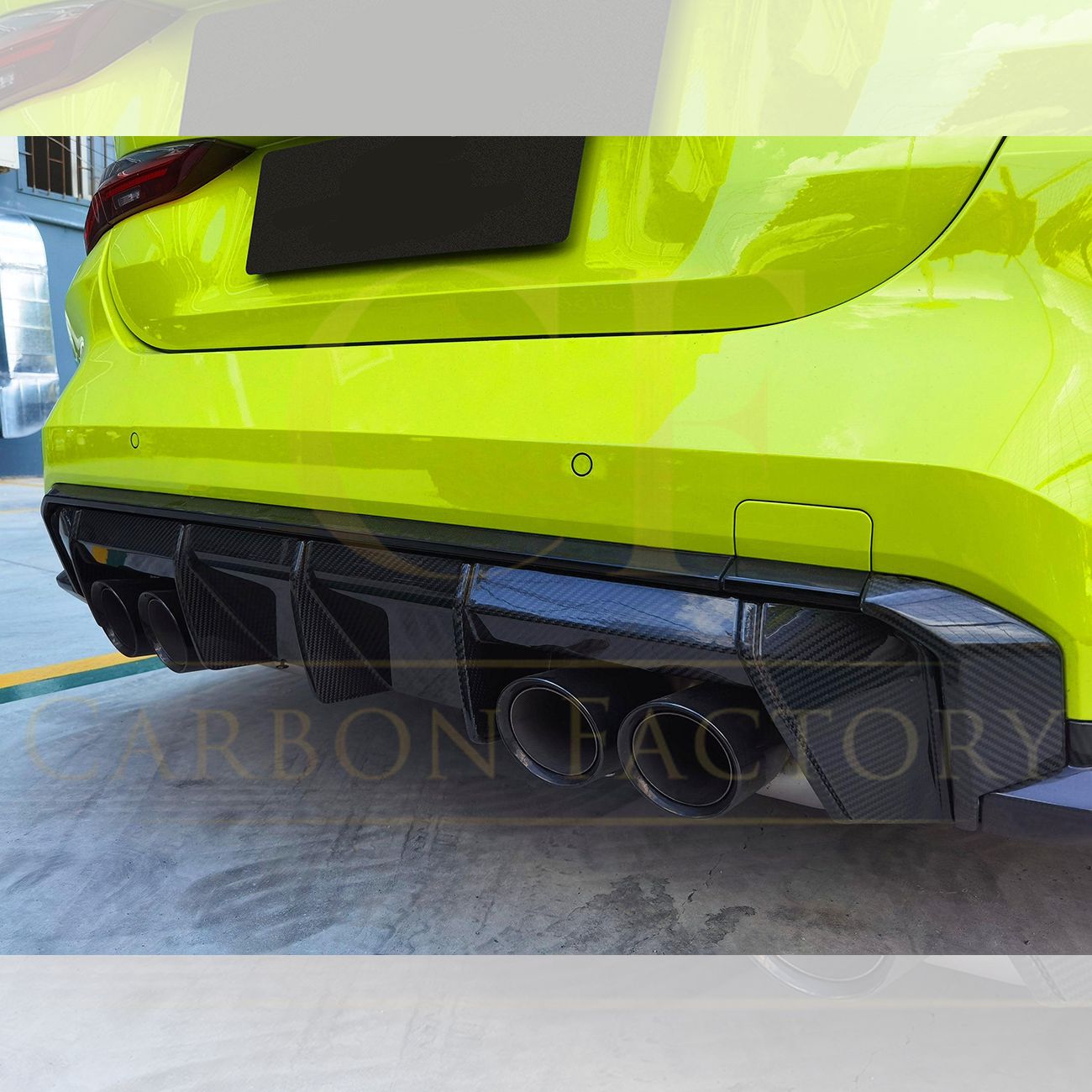 MP Style Pre-Preg Carbon Fibre Rear Diffuser for BMW G80 M3 G82 G83 M4 21-Present-Carbon Factory